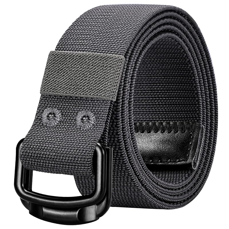 

[EsengNoyi] belt men s nylon belt large size For work casual No hole men s belt outdoor sports student mountain climbing golf stretchable belt