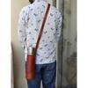 Reusable Leather Water Bottle Carrier, Unisex, Stylish, Convenient, Personalize