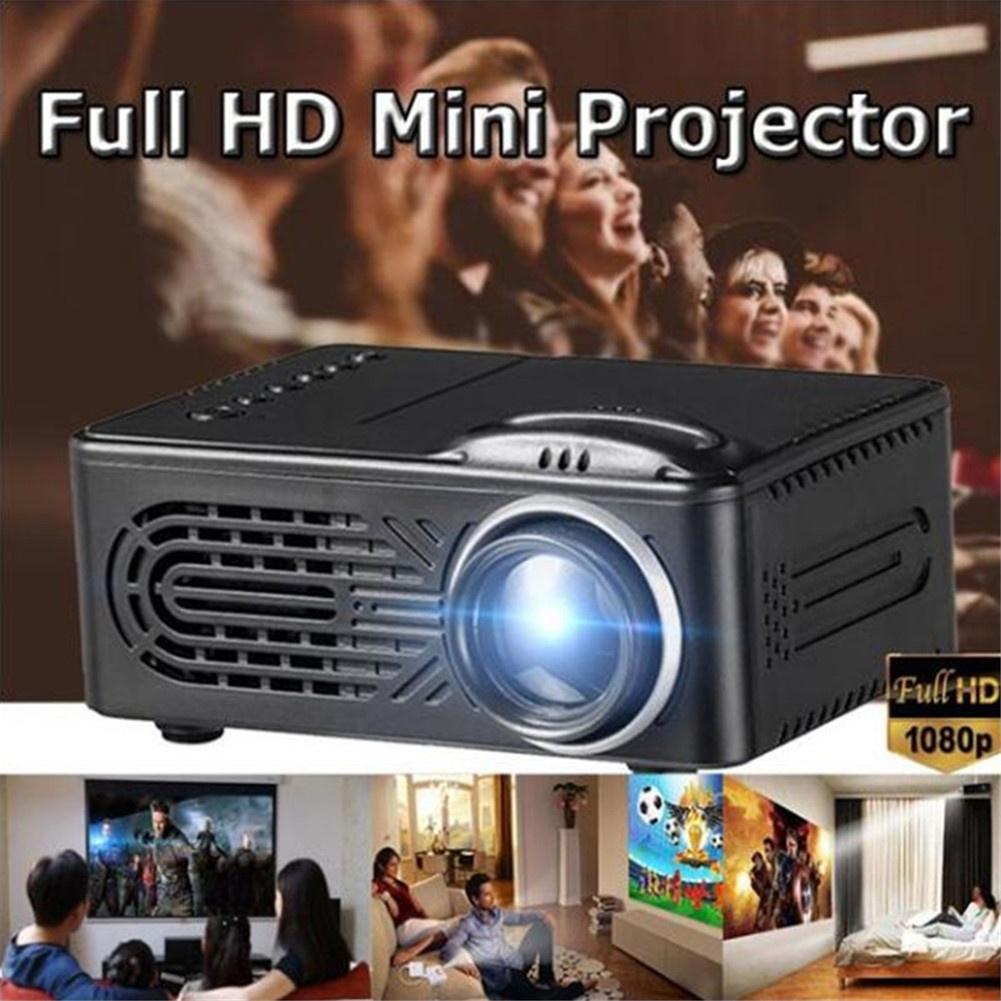 Buy Mini Projector LCD LED Portable Projector Home Theatre Cinema USB ...