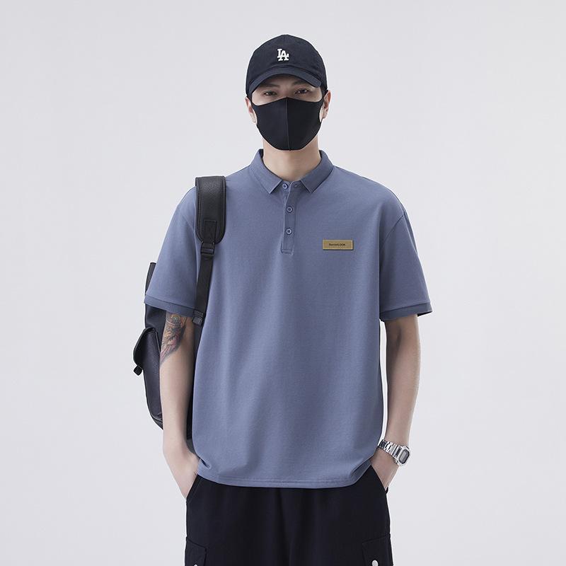 New Summer T-shirt Loose Lapel Short-sleeved POLO Shirt T-shirt