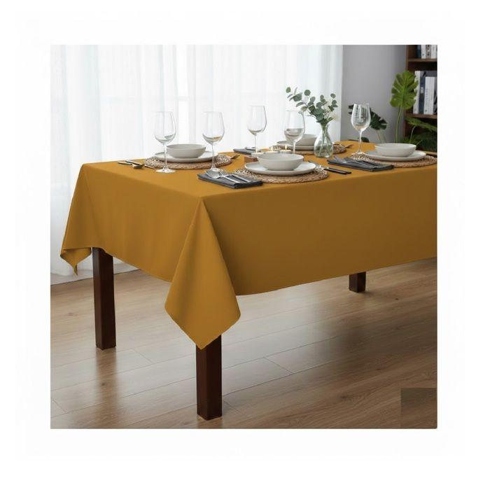 Essential Polyester Tablecloth 145 X 240 Cm Curry