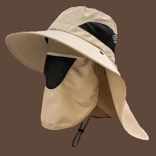 Adjustable Outdoor Fishing Hat Sunscreen Protection Breathable Sunshade Foldable Men Women Hiking Camping Casual Fishing Cap