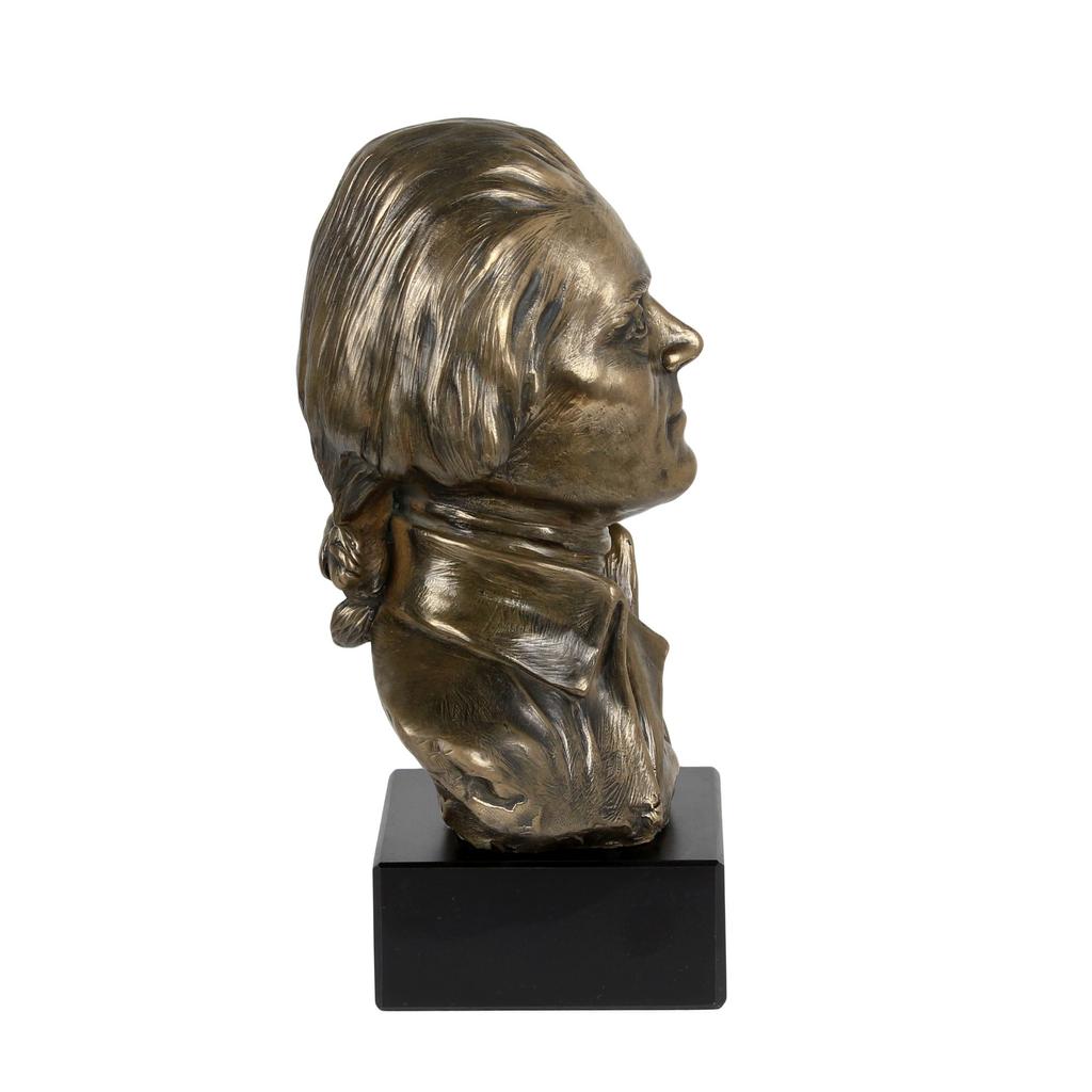 Thomas Jefferson - Marble Bust, Statuette of a Famous Person, Decoration for Office, School, and Hotel by the Art-Dog Brand