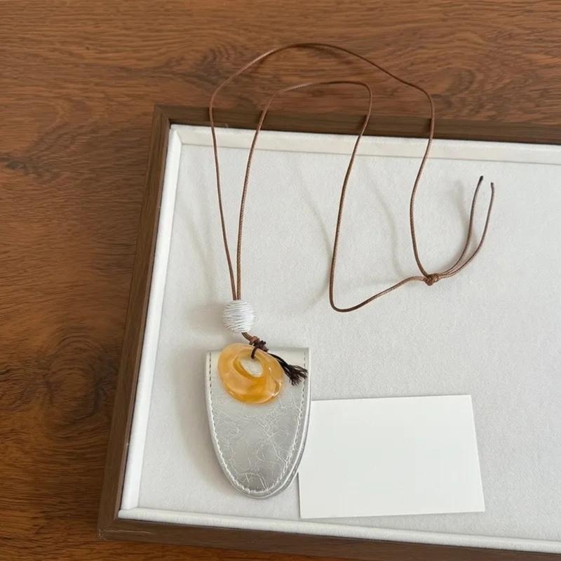 Adjustable Eyeglass Holder Necklace PU Leather Glasses Pendant Accessory for Commuting, Reading and Everyday Carry