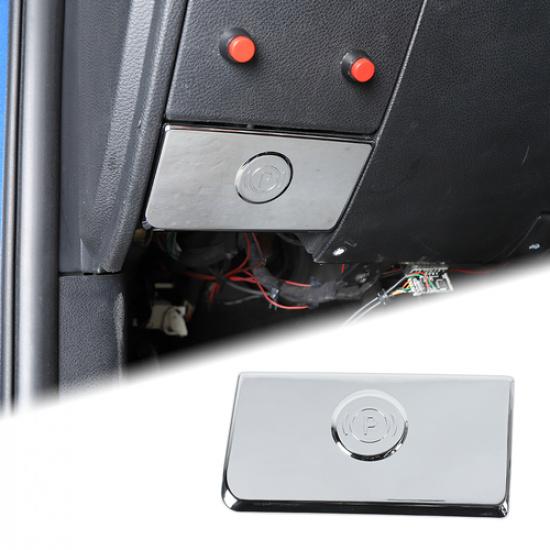 Electronic Handbrake Switch Decor Trim Cover for Dodge Ram 1500 2010-2017 Chrome