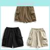 Hanlu Japanese Mens Cargo Shorts With Large Pockets For Outdoor Casual Summer Wear