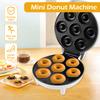 Mini-Donut-Maker 1200W Antihaft-Donut-Maker-Maschine 7 Löcher Runder Elektrischer Donut-Maker mit Anti-Rutsch-Füßen für die Küche