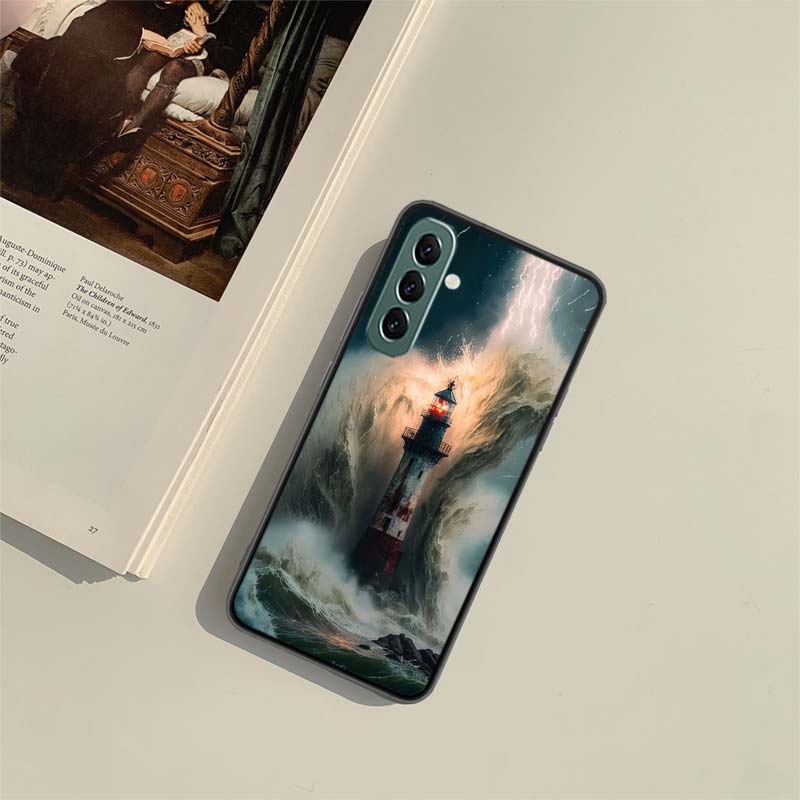 Lighthouse Phone Case for Samsung A54 A14 A24 A34 A17 A37 A57 A55 A35 A25 A15 A07 A05S A04S A12 A22 A32 A52S A72 Galaxy Note 20