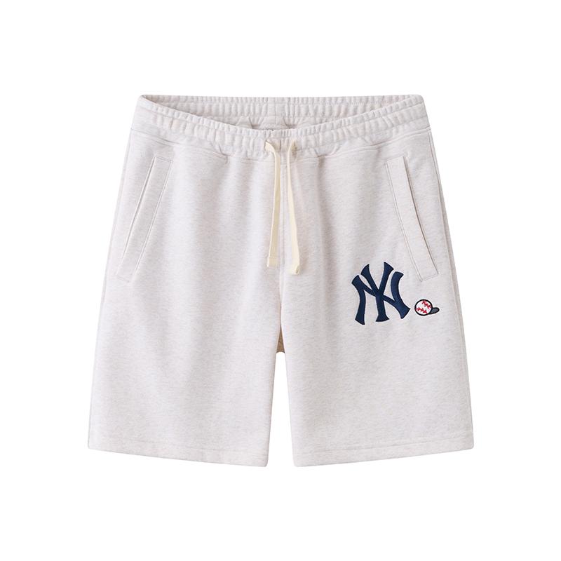 New Era X MLB Stadium Feast Series New York Yankees Simple Sports Comfortable Loose Fit Shorts Unisex Shorts Ivory 14529352