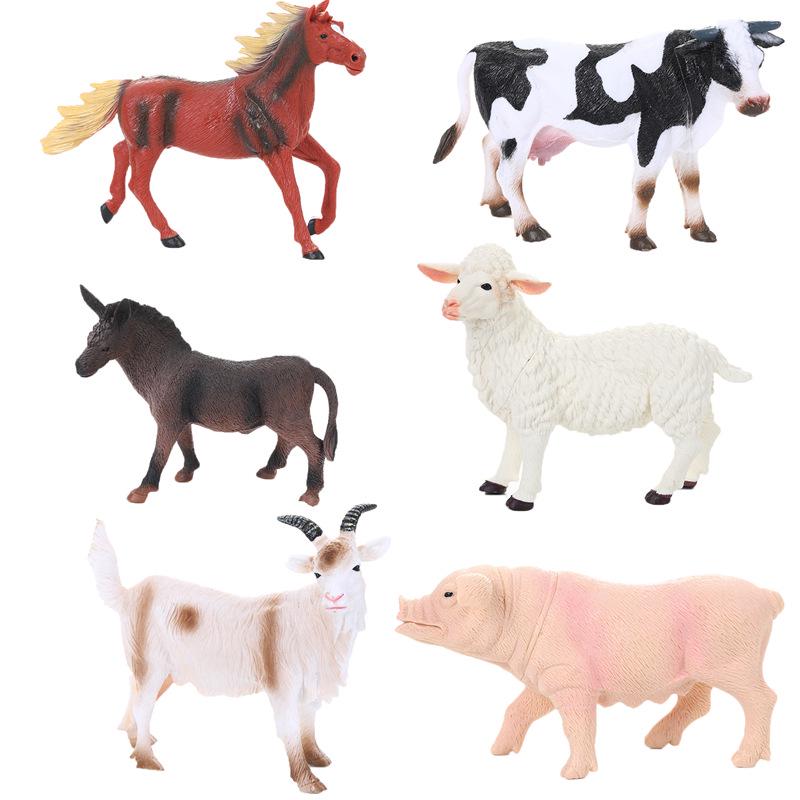 Extra Large Set of 12 Realistic Farm Animal Toys - Educational Pig, Giraffe & More for Kids