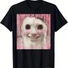 Unisex lustiges Katzenrassen-Print-T-Shirt Sommer atmungsaktives Kurzarm-T-Shirt geeignet für Freizeit maschinenwaschbar Rundhals-Shirt