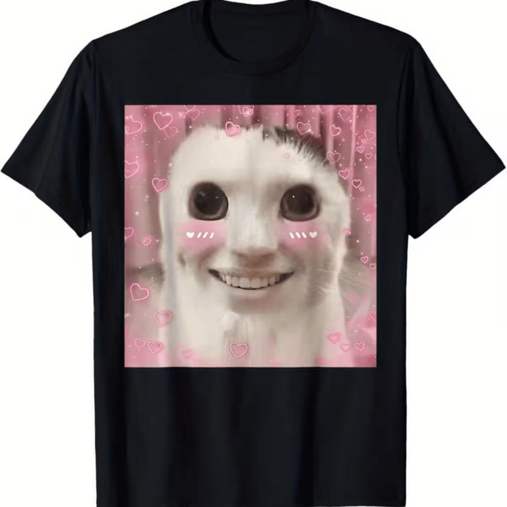 

Unisexs Funny Cat Breeds Print TShirt Summer Breathable Short Sleeve Tee Suitable for Casual Machine Washable Round Neck Shirt M