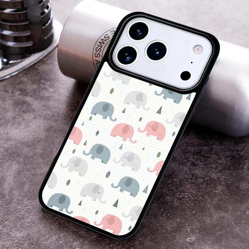 

Baby Elephant Phone Case For iPhone 17 16 15 14 13 12 11 Pro Max Plus 17Air Soft Silicone Cover iPhone 14