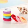 Small Rubber Band High Elasticity Does Not Hurt The Hair Multi Color System 2 Cm Diameter 100pcs