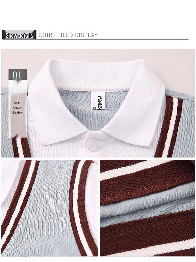 Summer 2020 British Style Primary School Uniform Set for Boys and Girls