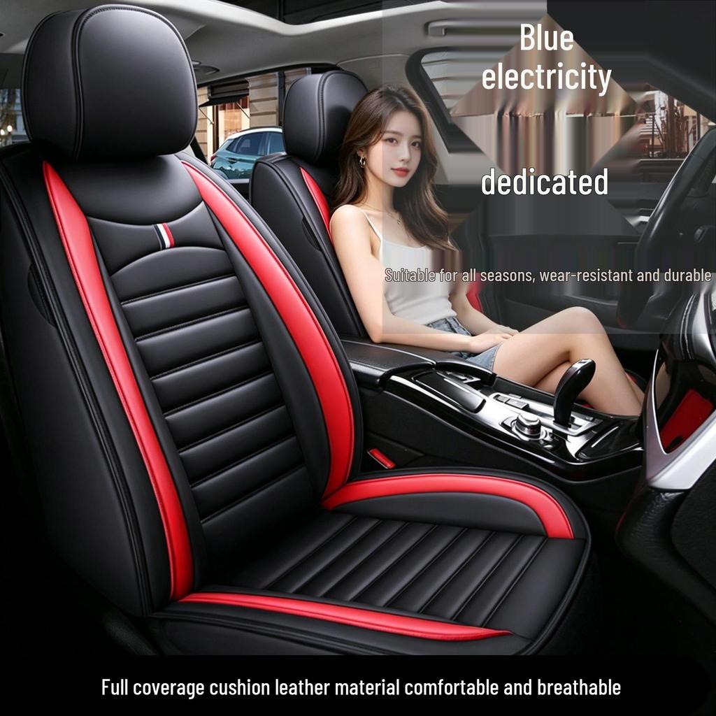 Dedicated All-Season Car Seat Cushion for Blue Electric E3 405KM Comfort/Luxury Versions - Universal Full Coverage