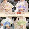 Mid-Autumn Festival Handmade Hairpin & Flower Fan Decoration Kit for Hanfu and Ma Mian Skirt - Ancient Style Photography Accessories