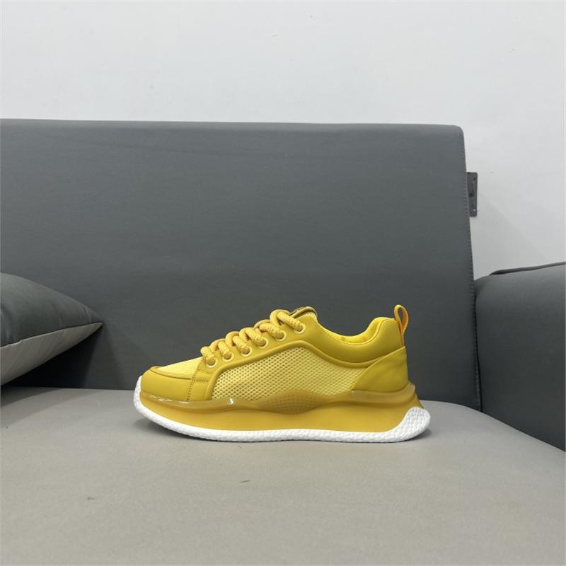 

Summer new lace-up mesh breathable casual shoes trendy casual shoes bjd 43 жовтий