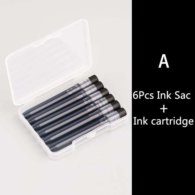 Matte Black MAJOHN A1 Press Fountain Pen Retractable Extra Fine Nib 0.4mm Metal Ink Pen with Converter for Writing