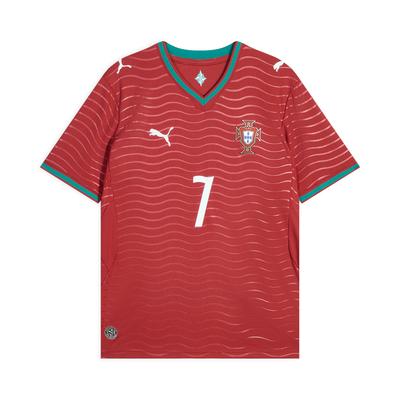 Puma Portugal 2026 Stadiontrikot Ronaldo Version Club Rot/Grüne Lagune Herren Oberteile 788141-77