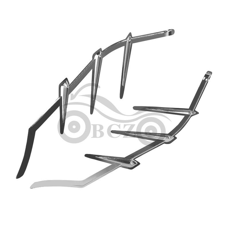 Harley Big Glide Modified Heat Shield Engine Side Panels
