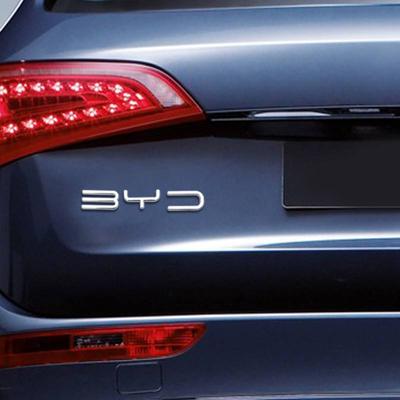 3D Metal Sticker Car Side Fender Rear Trunk Door Emblem Bumper Tail Badge Decals For BYD M6 G3 G5 T3 F3 F0 S6 S7 E5 E6 Styling