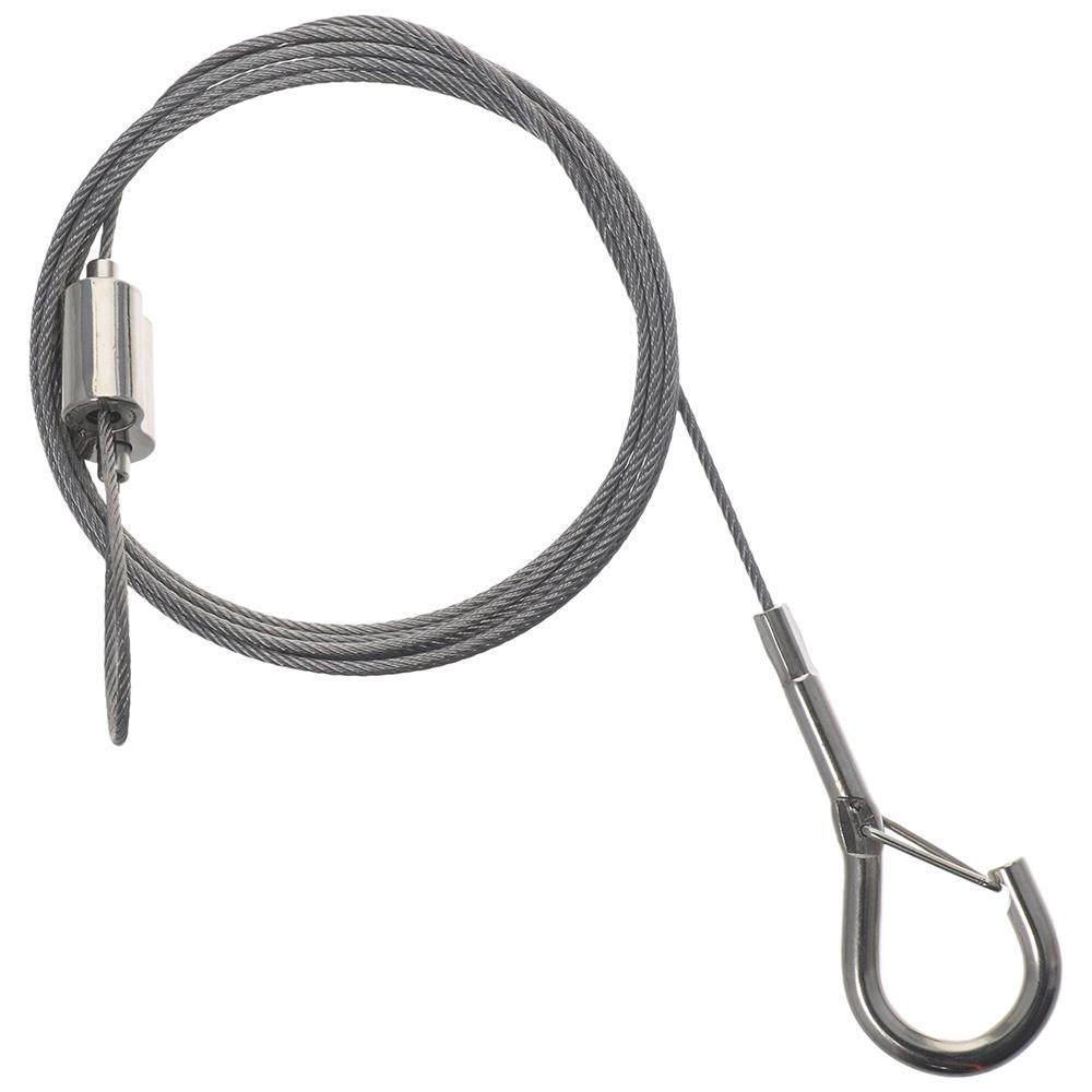 

2PCS 2m x 2mm Wire Rope Stainless Steel Wire Suspension Cable Mirror Frame Hanging Kit Picture