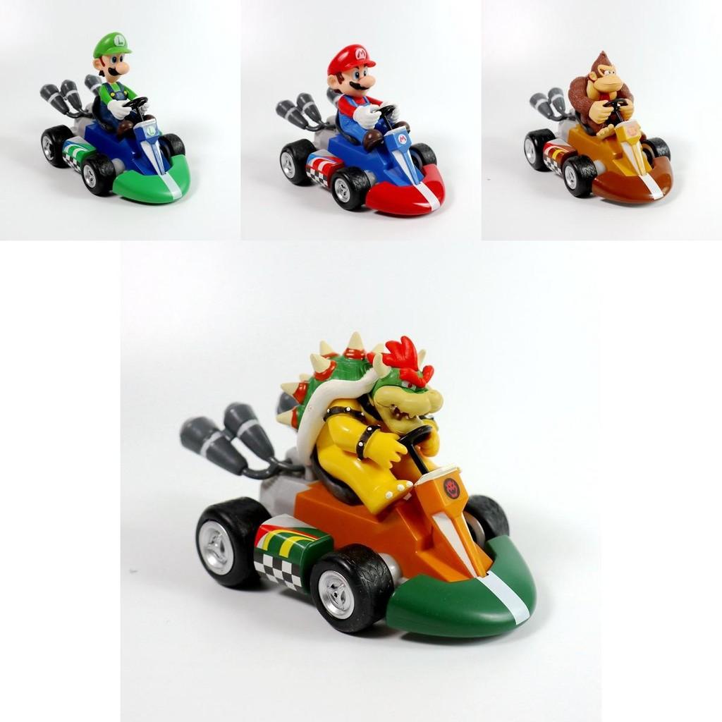 Prezenty Super Mario Kart Księżniczka Peach Figurka Samochód Pvc Zabawka Kolekcja Z Rozkładanymi Kończynami