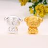 Sterling Silver 999 Crayon Shin-chan Cartoon Beading Rope Loose Bead Accessories