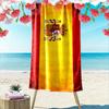 Beach Towel with Spain Coat of Arms Print, Quick Dry Microfiber, Soft Absorbent, for Pool Beach Travel Style
