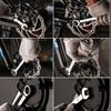 Double Head Ratchet Wrench Keys Combination Spanner Wrench for Car Repair Tools