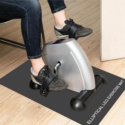 Beintrainer-Maschine Rutschfeste Matte Schutzmatte Trainingsmatte Sportmatte Heim-Sportzubehör für Unter-Schreibtisch-Ellipsentrainer Pedaltrainer