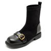 Augustine Martin Boots Women's Autumn 2025 New Sweet Cool British Style Elastic Socks Boots Retro Thin Boots Tide