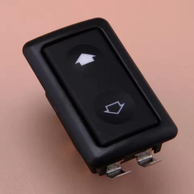 Samochodowy Elektryczny Przycisk Przełącznika Szyby Pokrywa 6-pinowy 12V 24V Automatyczny Kontroler Zasilania Przełącznik z Metalowym Zatrzaskiem i Oświetleniem