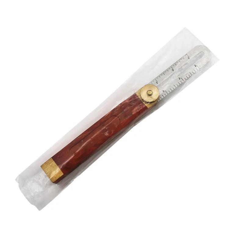 9Inch Adjustable Angle Rulers Gauges Tri Square Sliding T-Bevel with Wooden Handle Ruler Gauge Protractors Carpentry Tools
