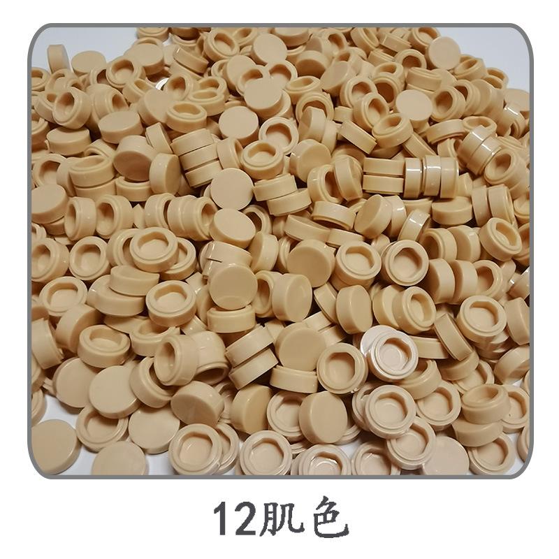 1000 stuks/partij Tegel 1x1 Rond 98138 Speciaal Blok Bouwsteen Kleine Deeltjes Stenen Onderdelen Compatibel met 98138 LOGO Speelgoed