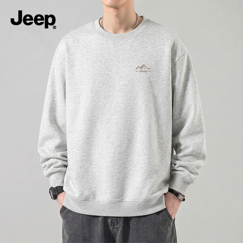 JEEP Men's Heavyweight Crew Neck Sweatshirt