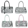 Minimalist Bag For Women With Sequin Details And Magnetic Closure For Daily Use