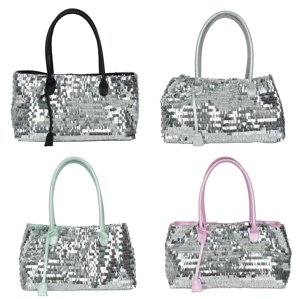 Minimalist Bag For Women With Sequin Details And Magnetic Closure For Daily Use
