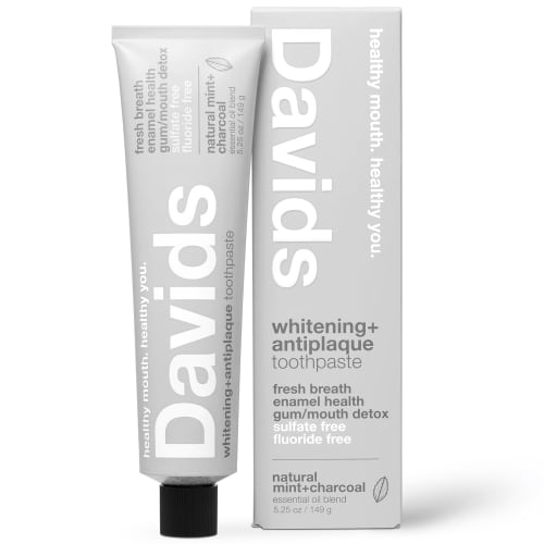 Davids Whitening Toothpaste (Charcoal) Mint 149g