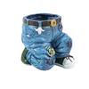 American Country Garden Art Jeans Garden Decorative Flower Pot Plant Resin Craft Ornament