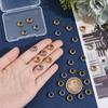 1box 30pcs 2 colors 304 Stainless Steel Beads Rondelle Golden & Stainless Steel color 10x5mm Hole: 6mm 15pcs/color
