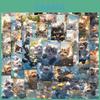 50 Cartoon Cat Stickers For Guitar Notebook And Suitcase Cute Style Waterproof Diy Decoration