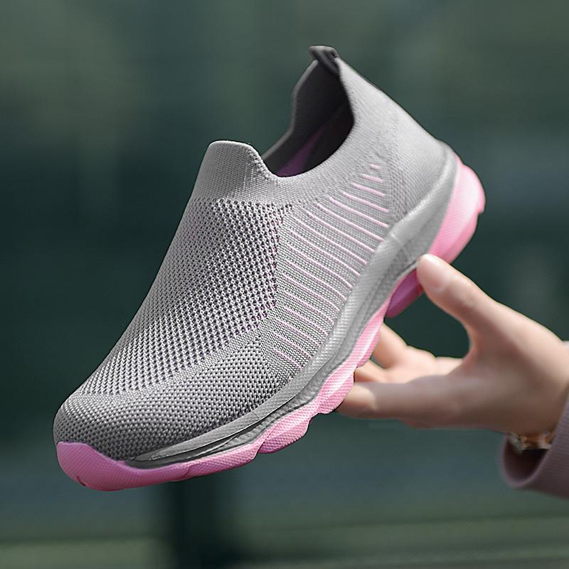 Fashion Men's Shoes Mesh Casual Shoes Summer Sneakers Sports Leisure Non-slip Climbing Breathable Four Season Thick Fashion Walking Shoe