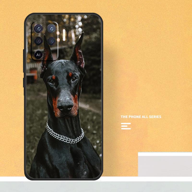 Doberman Dog Case For Oppo A80 A60 A40 A6 A5 Pro A15 A16 A17 A57 A94 A74 A54 A76 A96 A18 A38 A58 A78 A98