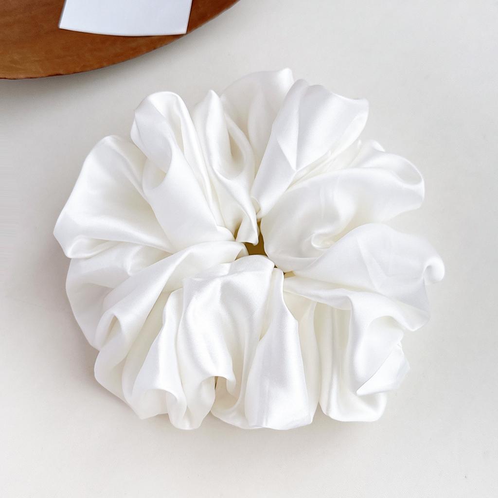 1 Stück Extra Große Flauschige Hochelastische Weiche Seidige Lässige Mode Scrunchies für Frauen Mädchen Haarbänder Accessoires