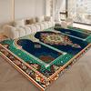 RAKKS Morocco Medallion Large Area Rug, Non-Slip Carpet for Living Room & Bedroom Kitchen, Door Mat, Sofa Bedside Mat Home Decor