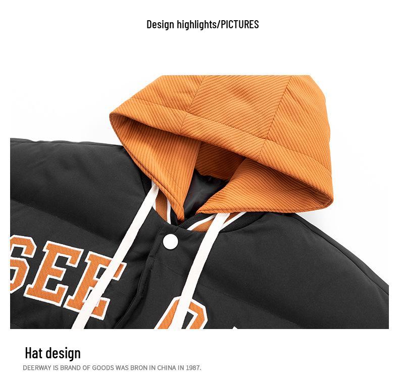 Men's 2023 Trendy Hooded Down Jacket – Stylish, Warm, Thick Winter Wear