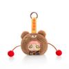 Mini small face vinyl doll plush toy girl backpack pendant exquisite keychain ground marketing pendant