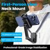 Neck Hanging Phone Holder First Person Perspective Shooting of Self Media Live Streaming Action Camera Magnetic 360 Rotate Stand 6